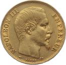 Frankreich 20 Francs 1859 A - Napoleon III.